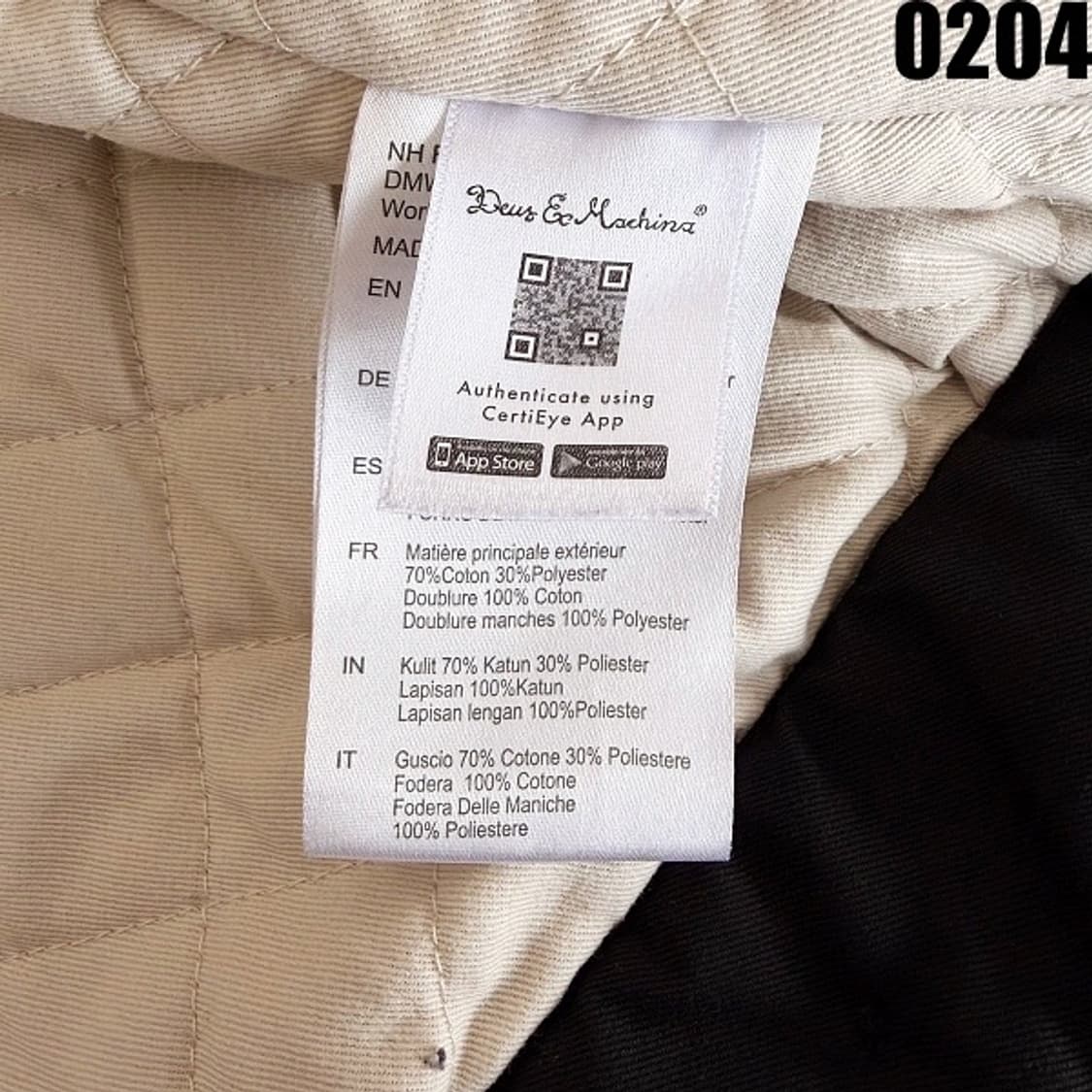 데우스 엑스 마키나 워크웨어 자켓 M 0204 상품이미지9