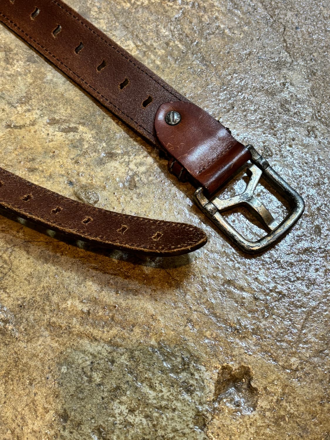 빈티지 가죽 벨트 상품이미지4