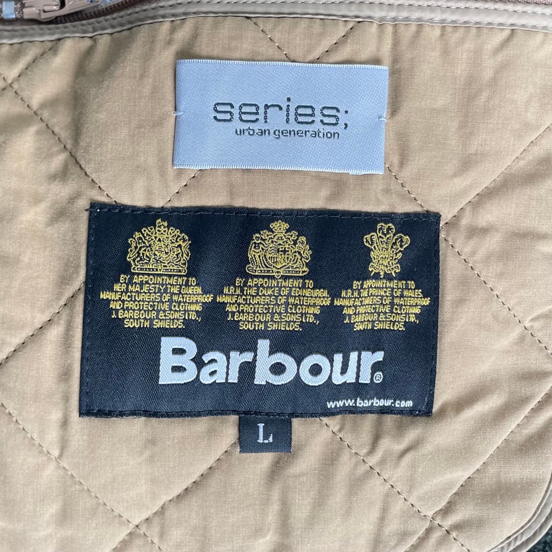 Barbour  바버 퀼티드 레더카라 자켓 상품이미지5