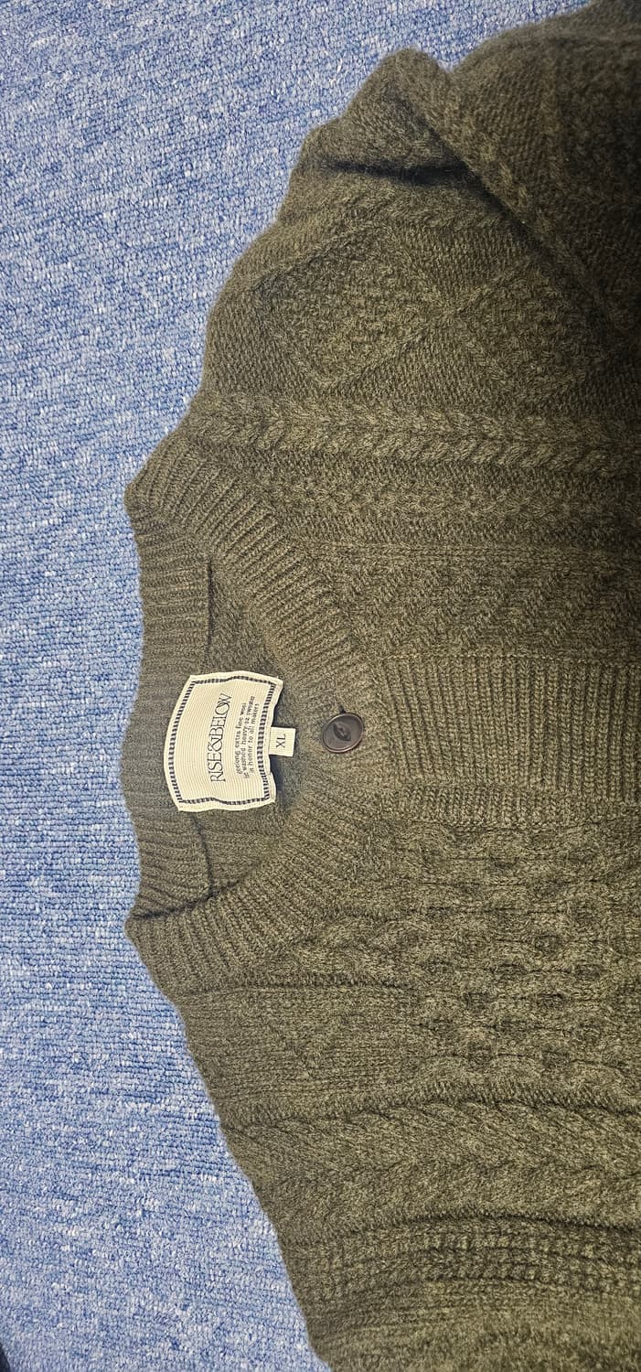 라이즈앤빌로우 질롱울 가디건 XL 상품이미지3