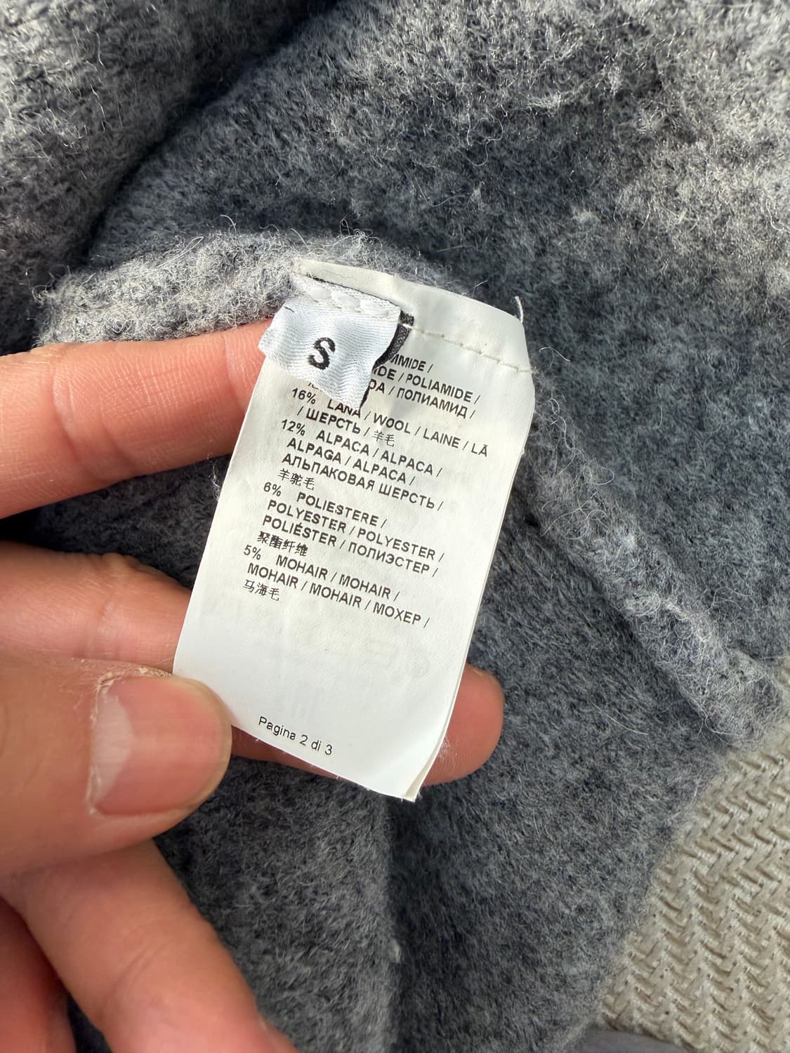 정품) PINKO 핀코 퍼 코트 가디건 S 상품이미지8