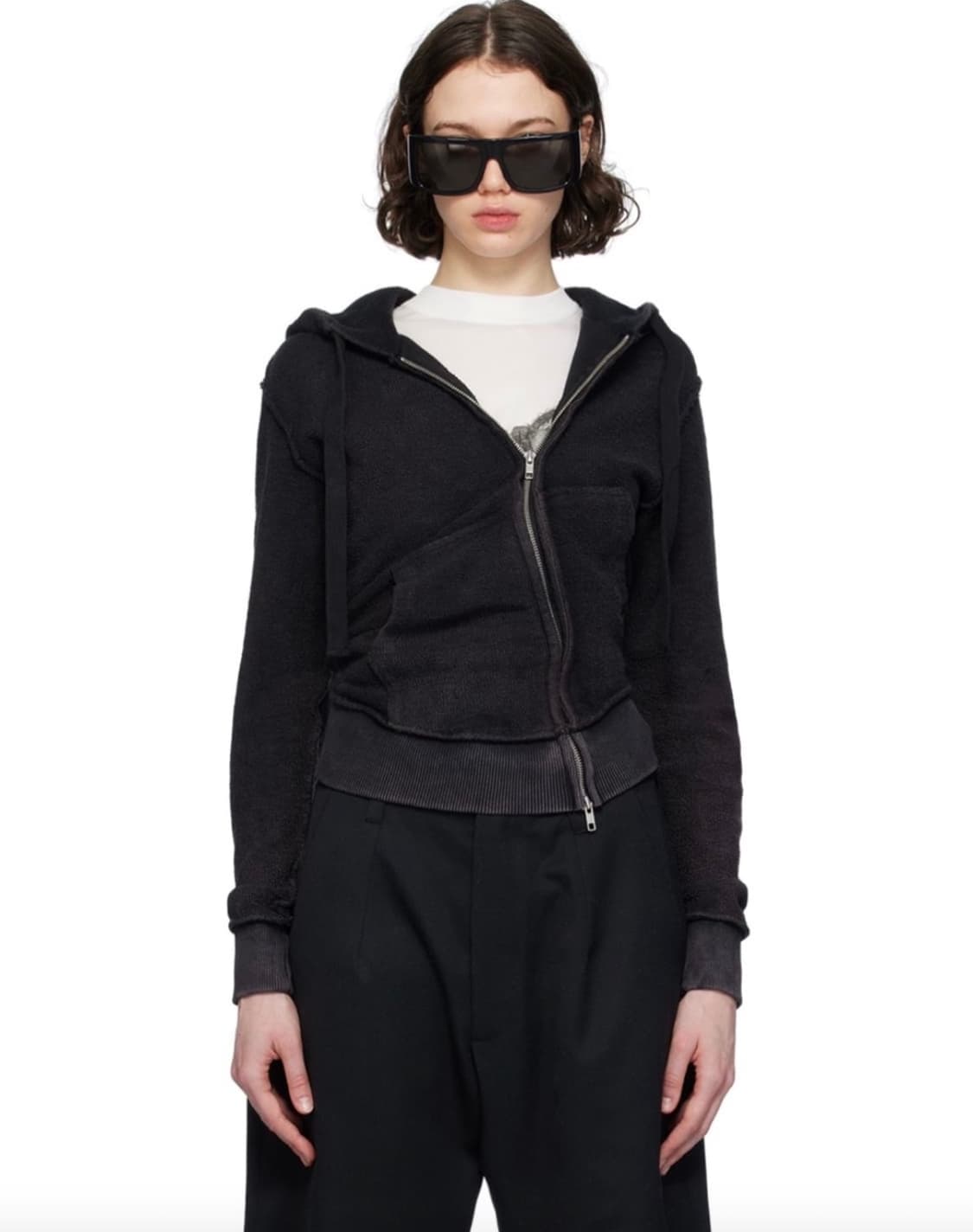 [L] 바퀘라 트위스트 후드집업 상품이미지2