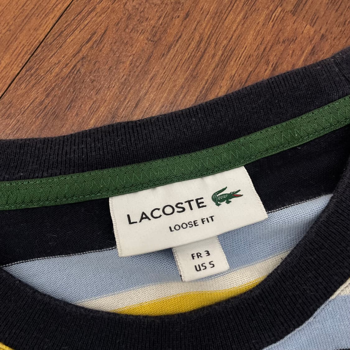 라코스테 루즈핏 스트라이프 롱슬리브   상품이미지3