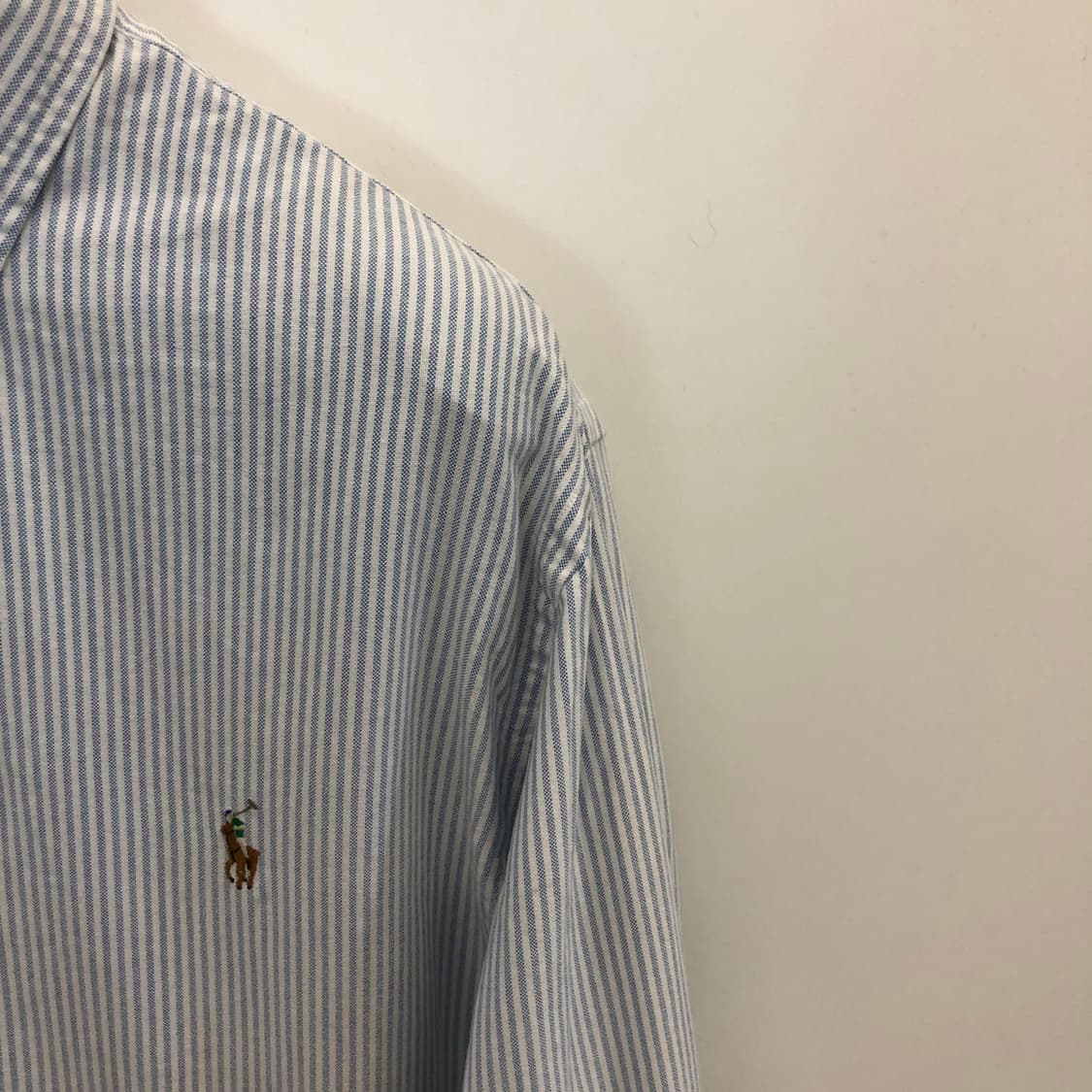 폴로 랄프로렌 상위라인 옥스포드 블루셔츠 XXL 상품이미지2