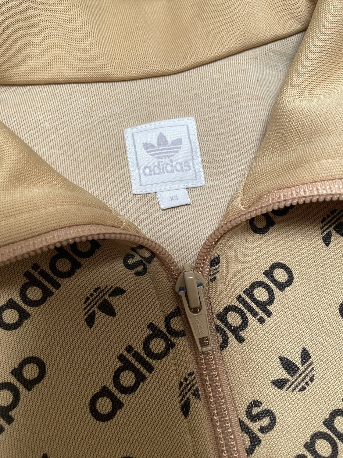 아디다스 땅콩 브라운 반팔 져지 상품이미지2