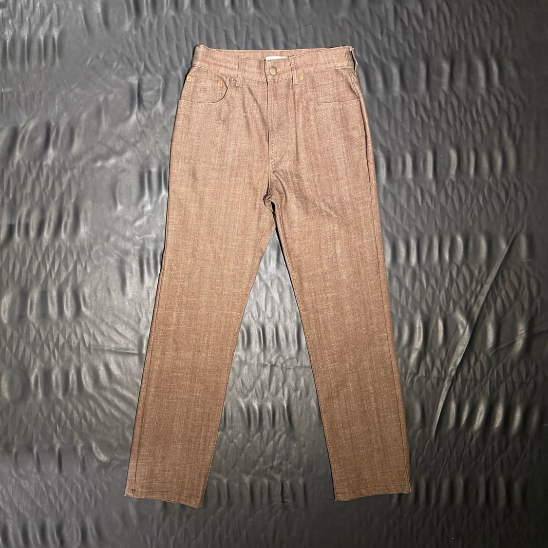 리에르 브라운 데님팬츠 상품이미지1