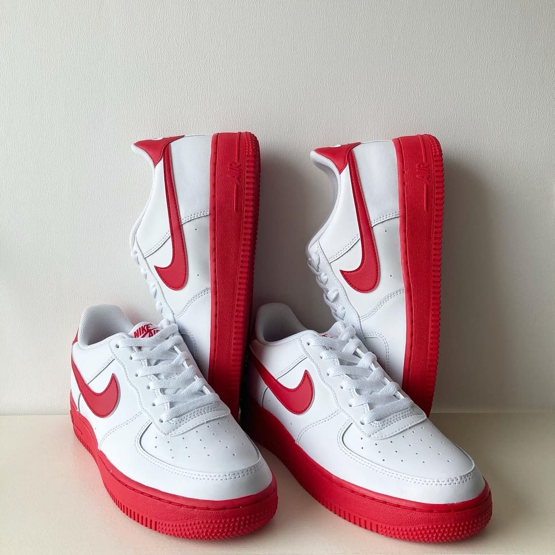 나이키 에어포스 1 로우 레드솔 a.k.a 빨창 상품이미지8