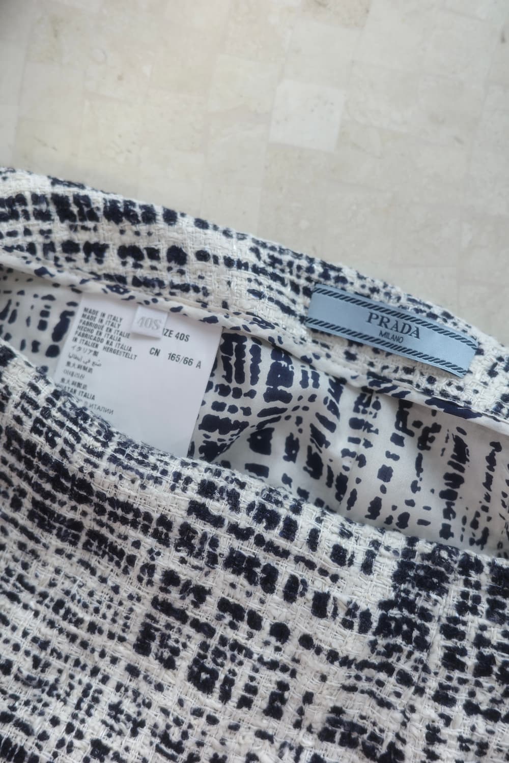 prada tweed midi skirt 상품이미지1