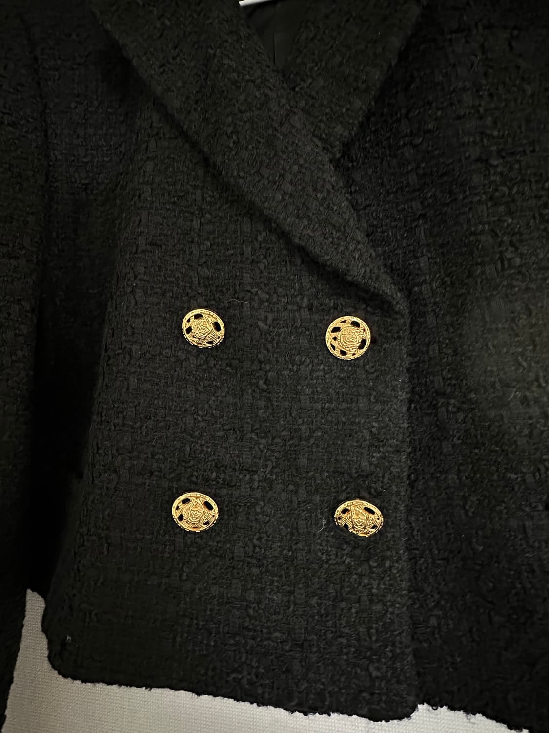 자라 스트럭처 크롭 블레이저 L 상품이미지2