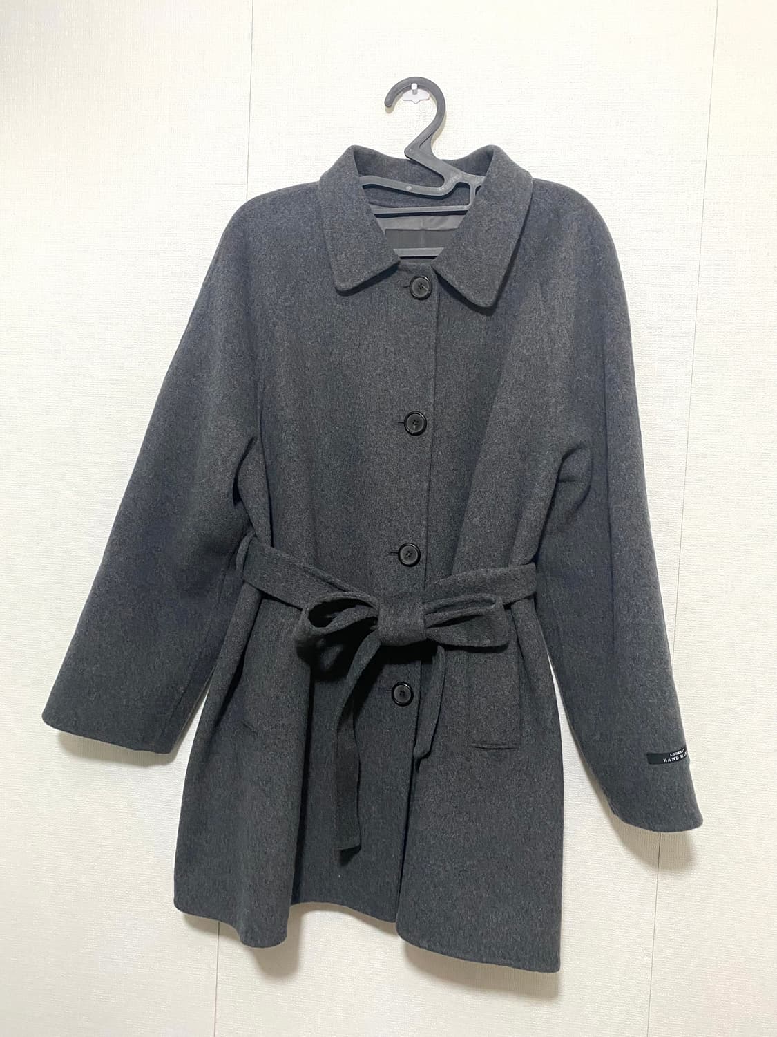 룩캐스트 리앤 울 핸드메이드 하프 코트25FW  상품이미지5