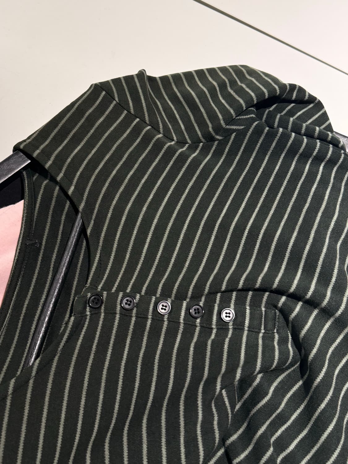 stripe pattern button-up long sleeve 상품이미지7