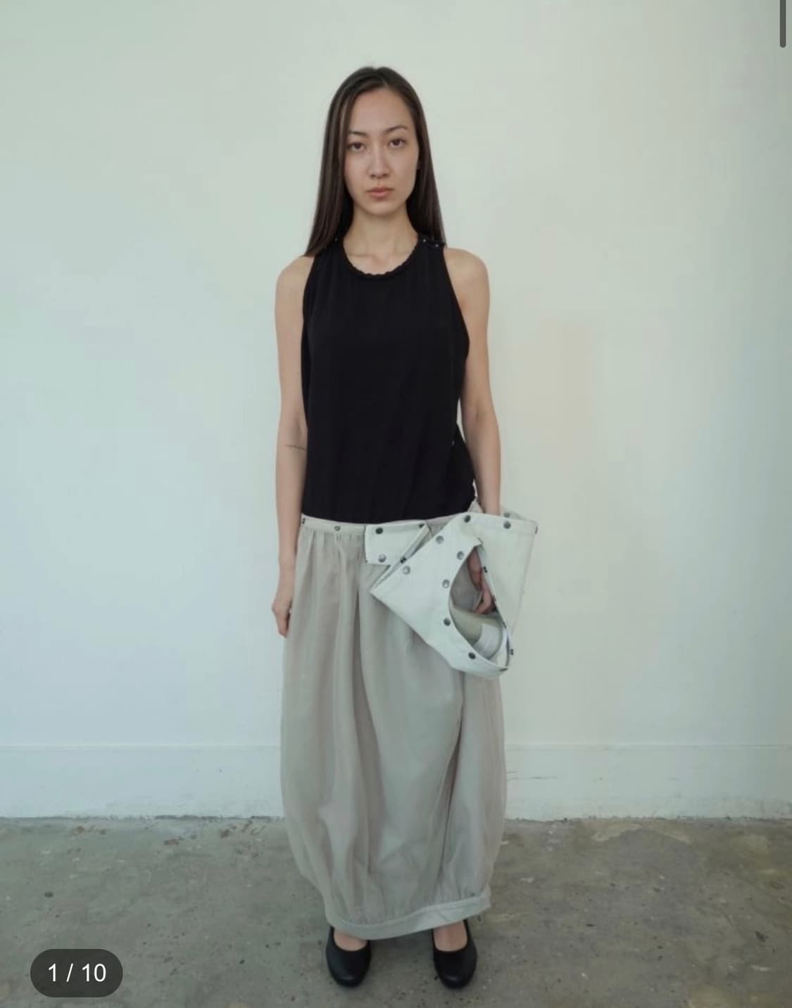 바로배송 ) Eonts 26ss shasha black set  상품이미지1