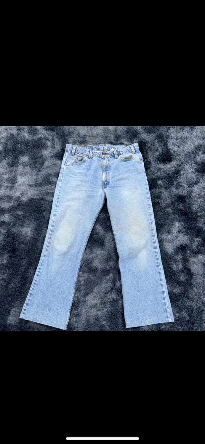 투티/0067 리바이스 517 청바지 연청 데님 팬츠 상품이미지2