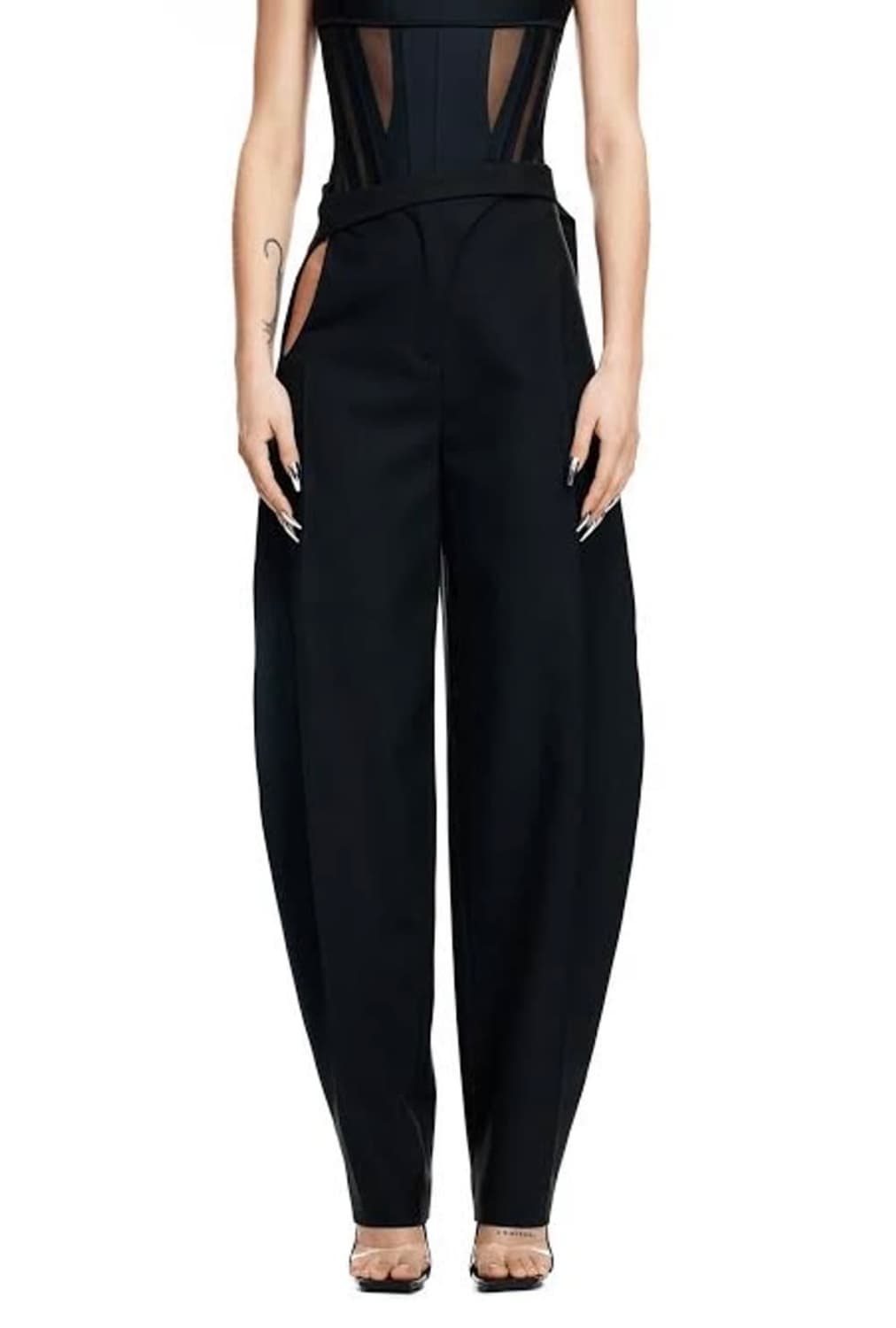 뮈글러 h&m 컷아웃 팬츠 상품이미지1