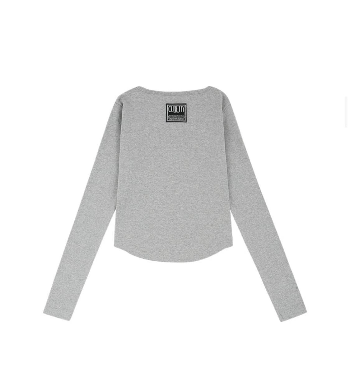 큐리티 씨 베이직 유넥 티셔츠 상품이미지2