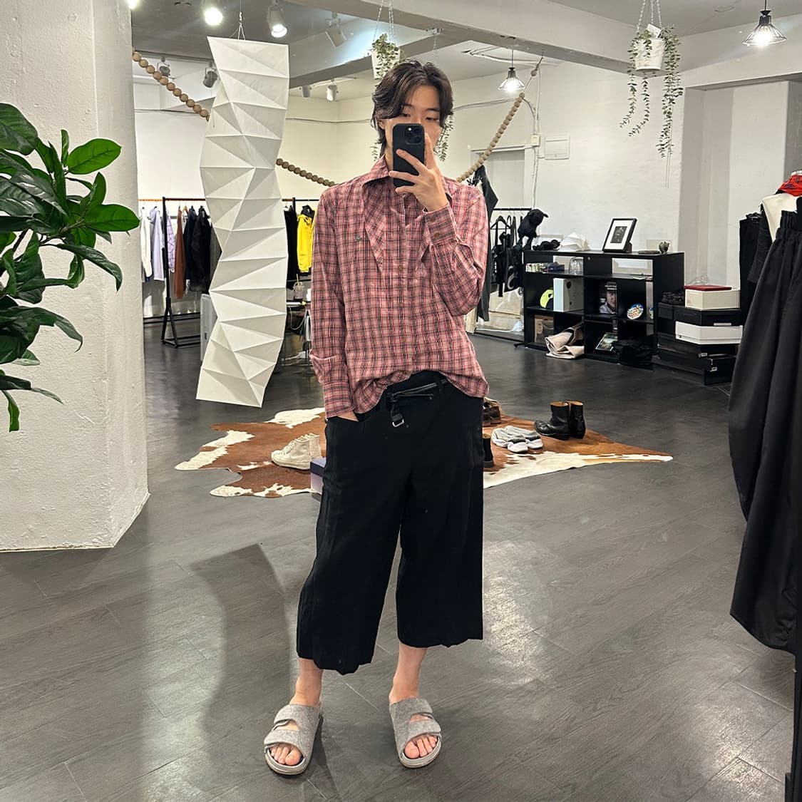 이세이미야케 플리츠 오버사이즈 쇼츠 상품이미지4