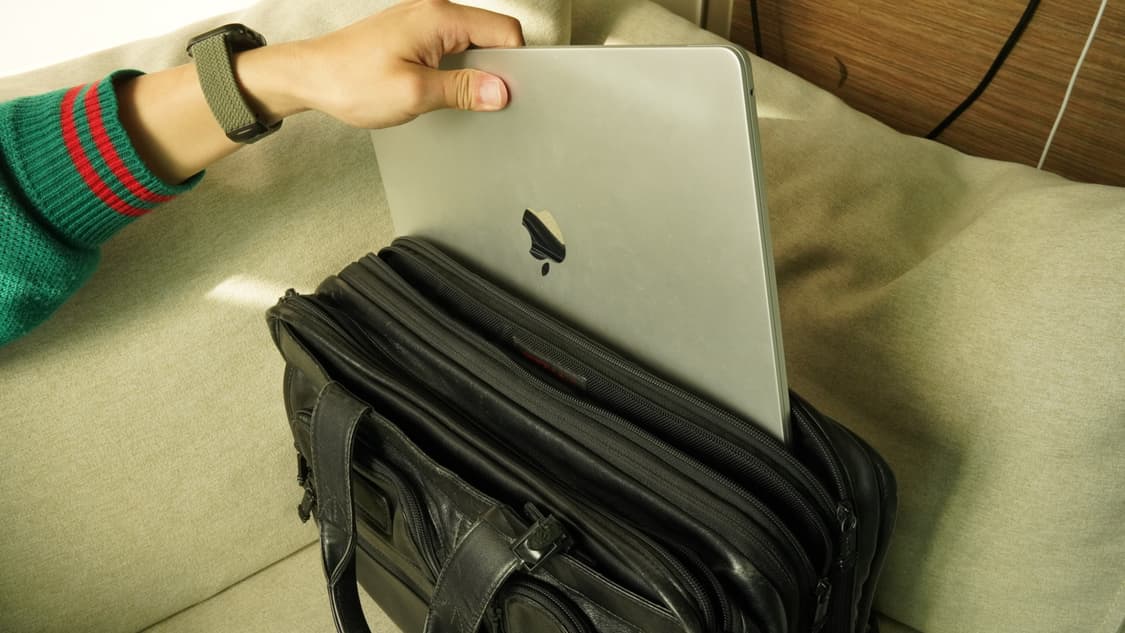 투미 Alpha Leather Expandable Organizer Br 상품이미지3