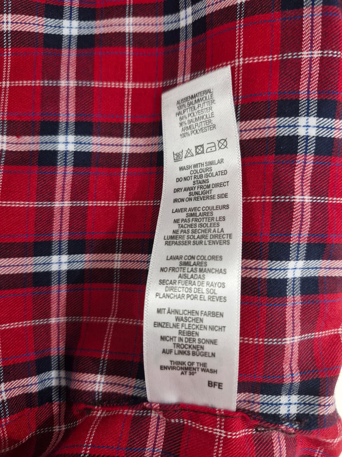 아소스 ASOS 블루종 자켓 버건디_m 상품이미지8