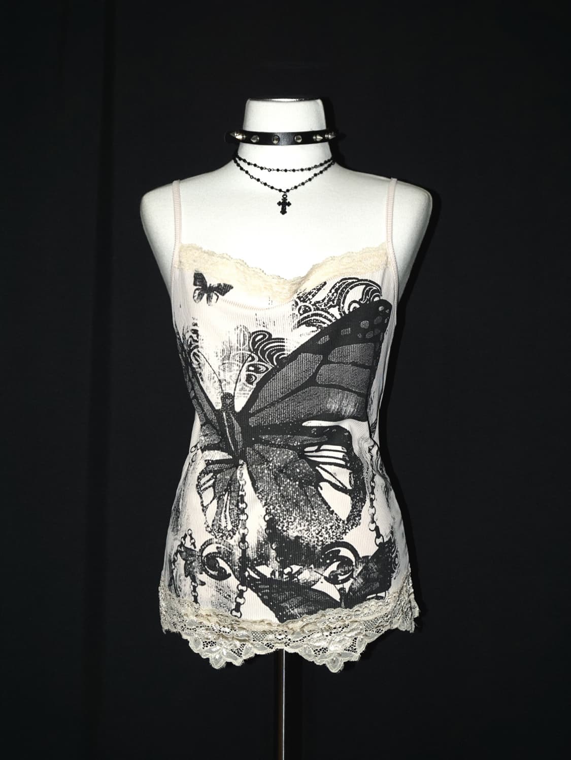 y2k butterfly vintage sleeveless  상품이미지1