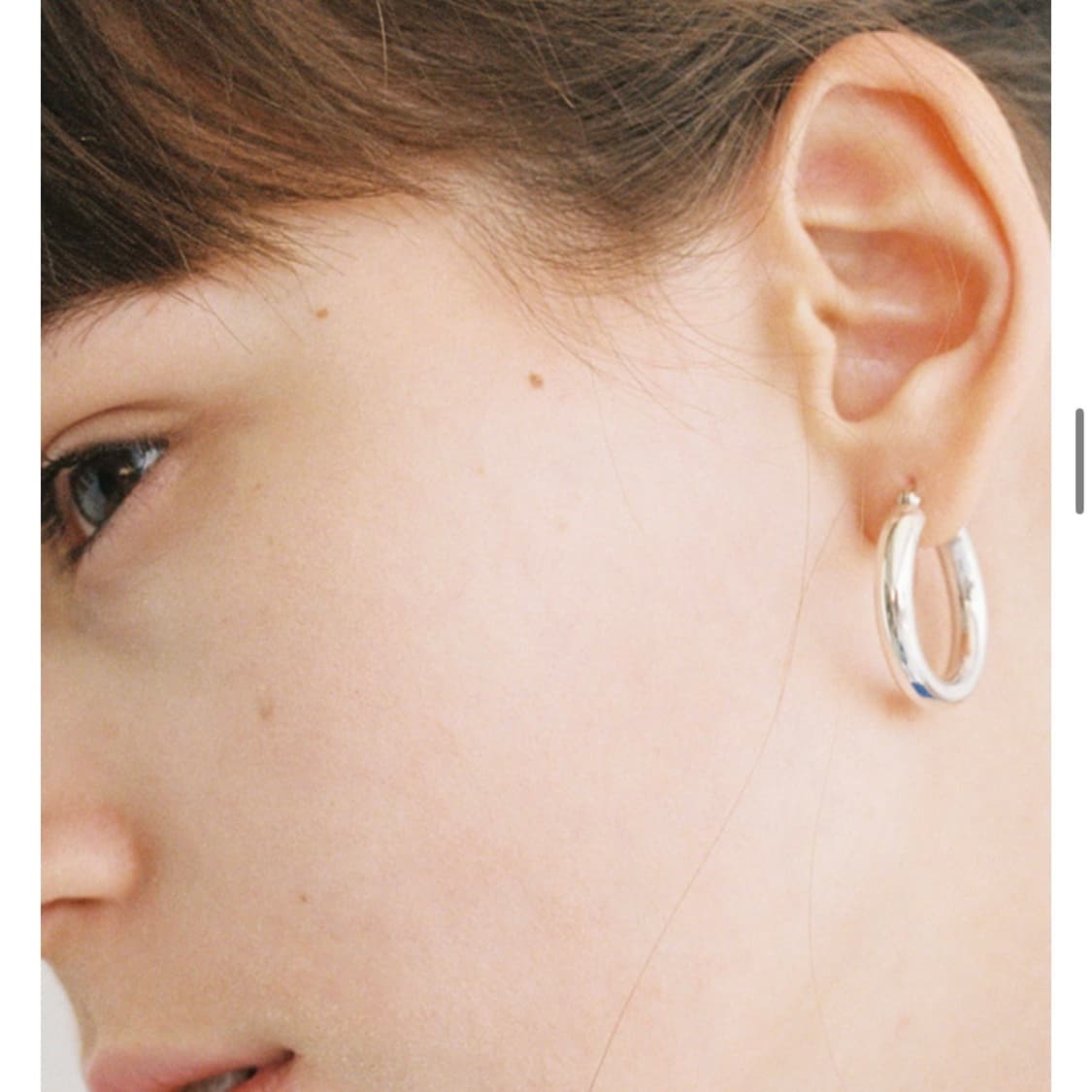 usual me silver hoop earrings 2 상품이미지3