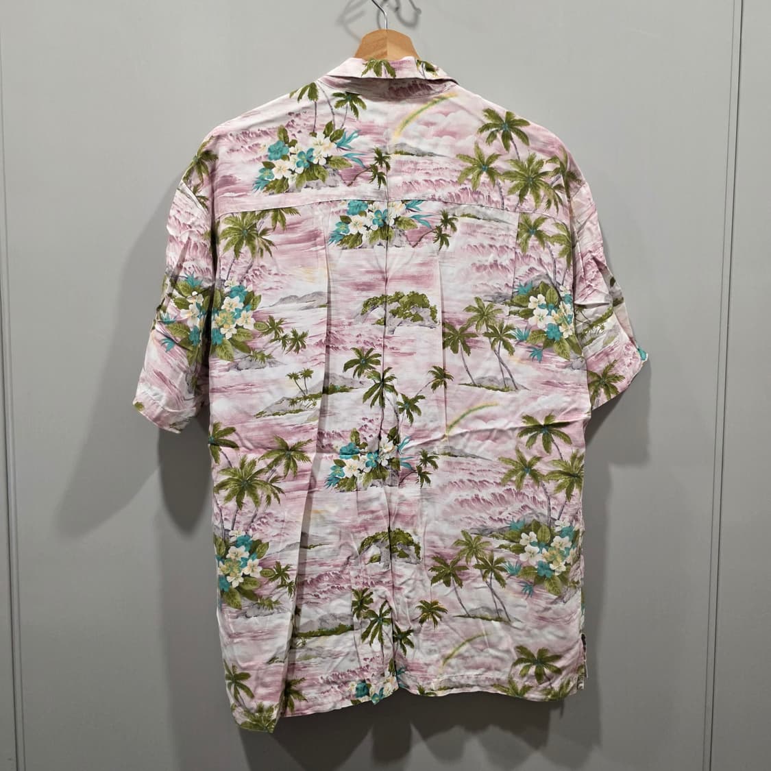 JAPAN 도메스틱 레이온 하와이안 셔츠 상품이미지4