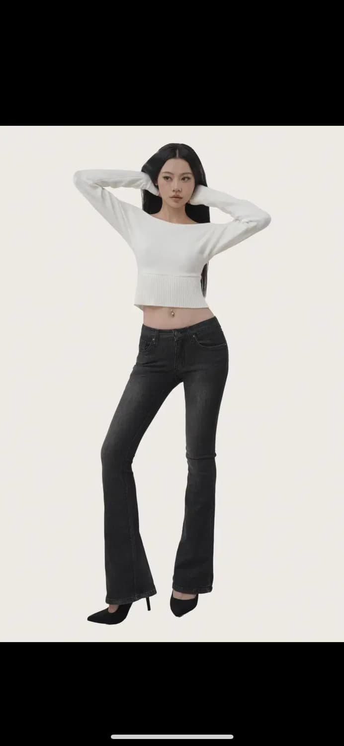 클리시어 Dark chocolate low rise jeans 상품이미지1