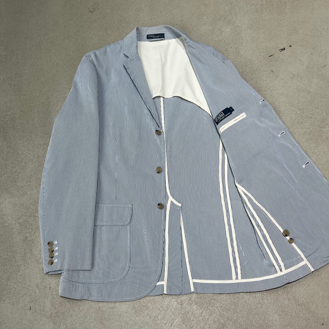 폴로 랄프로렌 시어서커 블레이저 s10255 상품이미지3