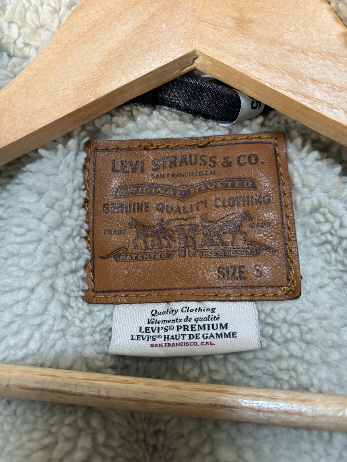 00s 리바이스 흑청 쉐르파자켓 빈티지 데님자켓  상품이미지4