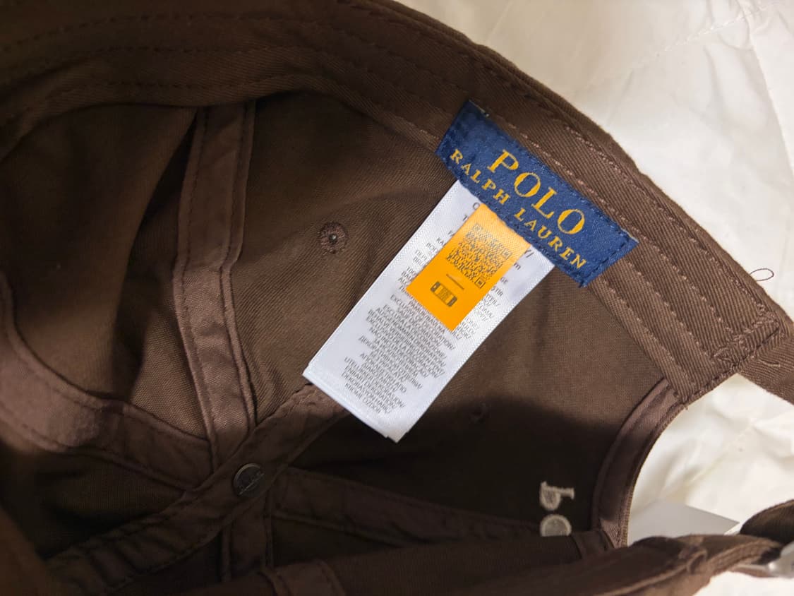 폴로 로고 캡 브라운 상품이미지2