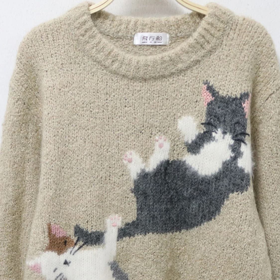 히메갸루 캣 니팅 울 혼방 니트 61917 상품이미지5