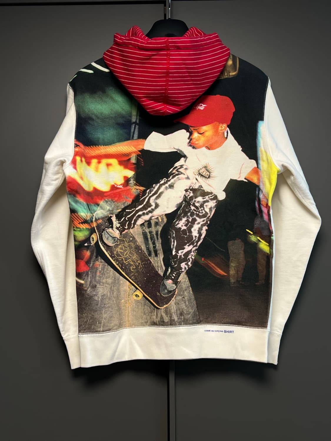 슈프림 X 꼼데가르송 14SS 헤롤드 헌터 후드 레드 상품이미지2