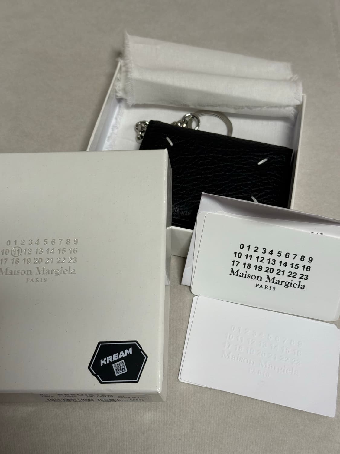 메종마르지엘라 키링 카드지갑 블랙 미니지갑 상품이미지4