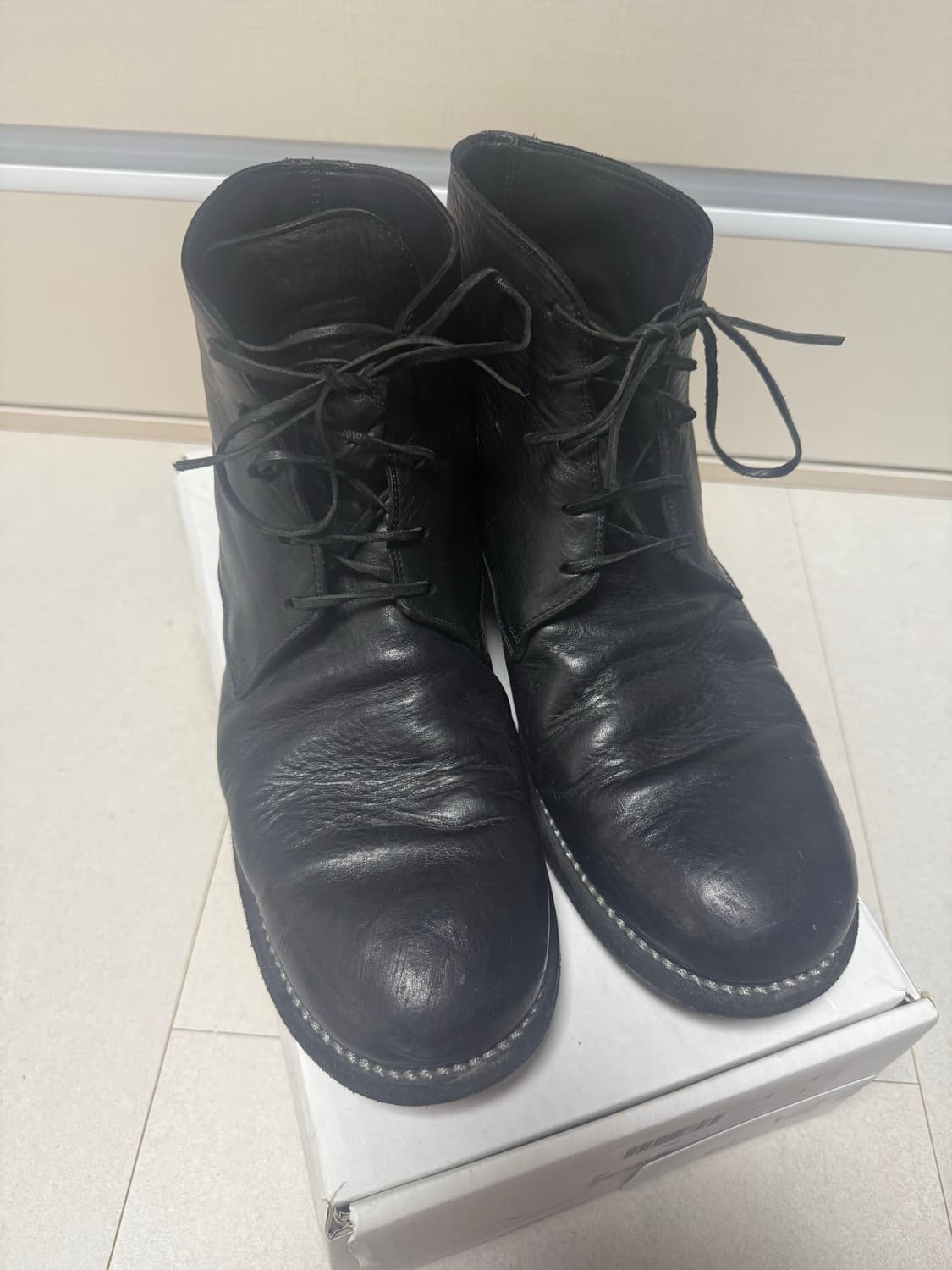 구이디 793 레이스업 앵글 부츠 45사이즈(280) 상품이미지1