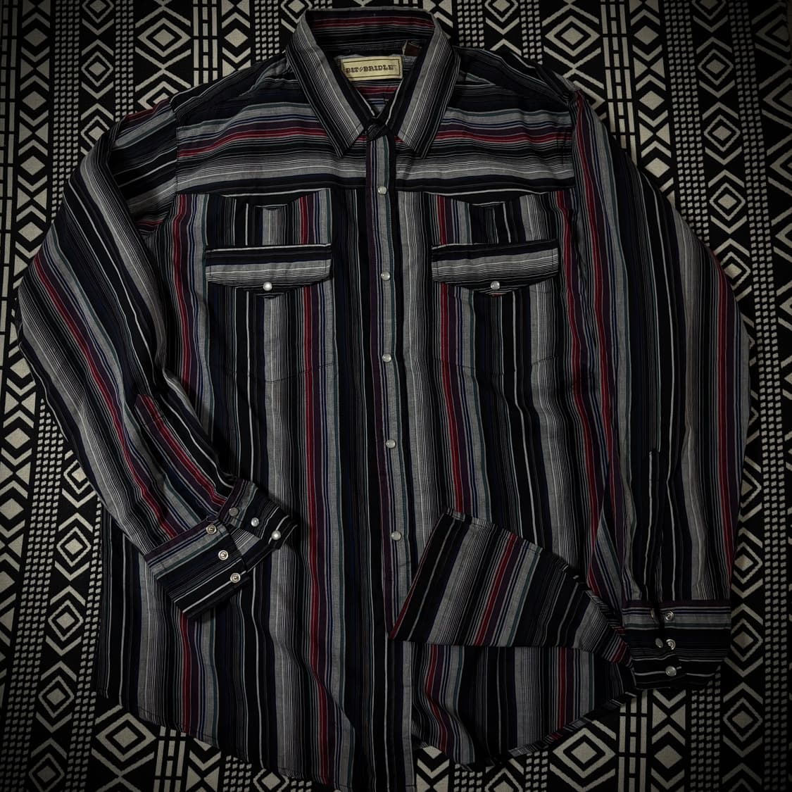  Bit & Bridle Western Stripe Shirt 상품이미지9