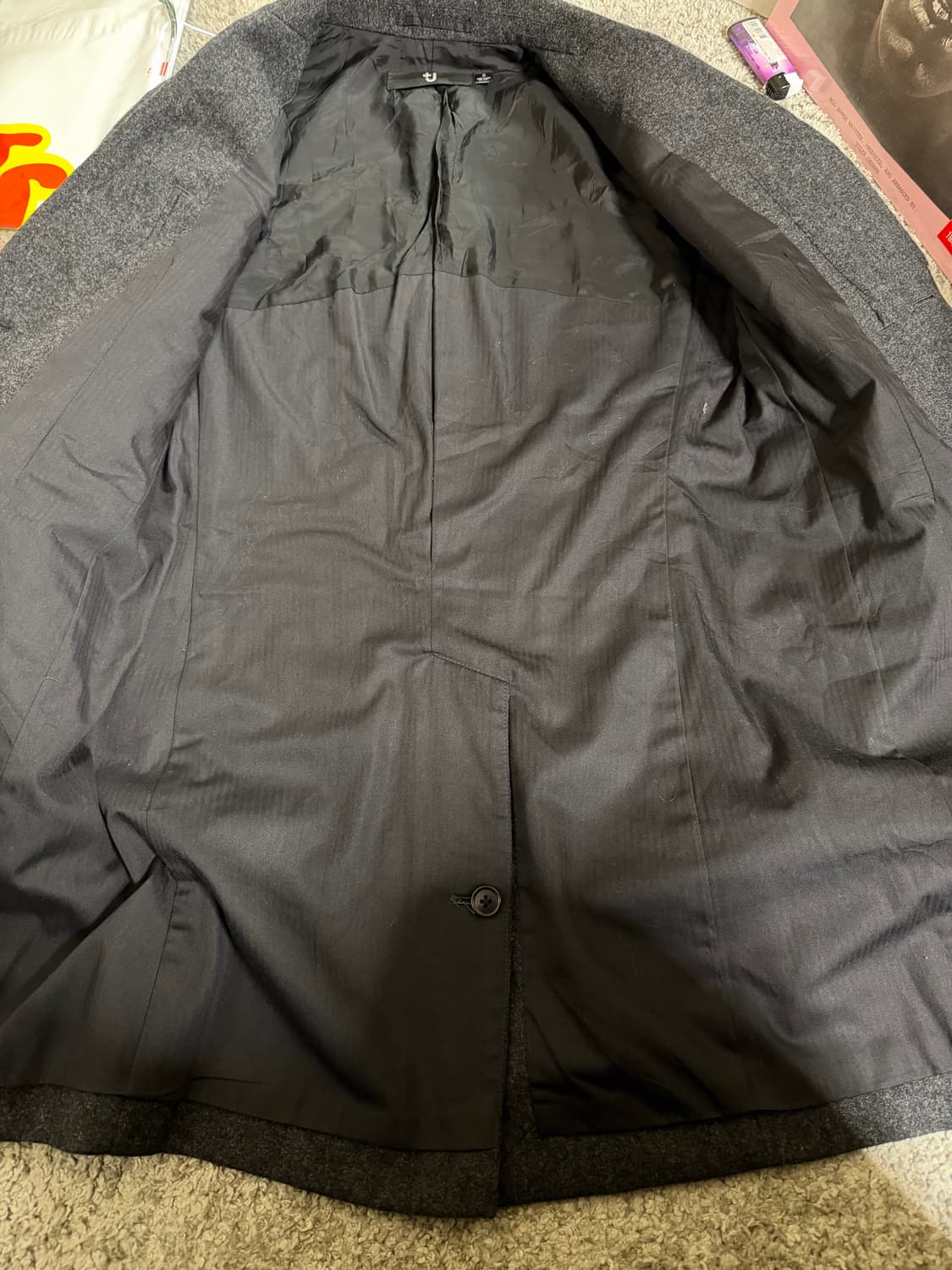 유니클로 +J 히든버튼 울 코트 상품이미지8