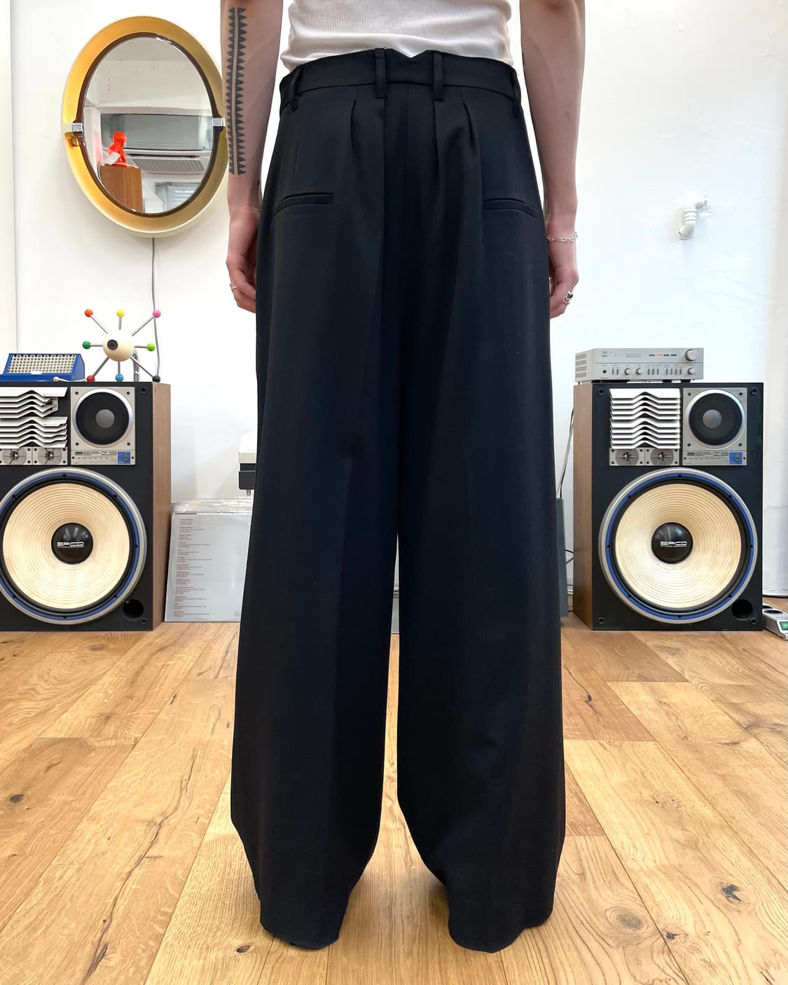 [1] 푸시버튼 울 와이드 팬츠 상품이미지4