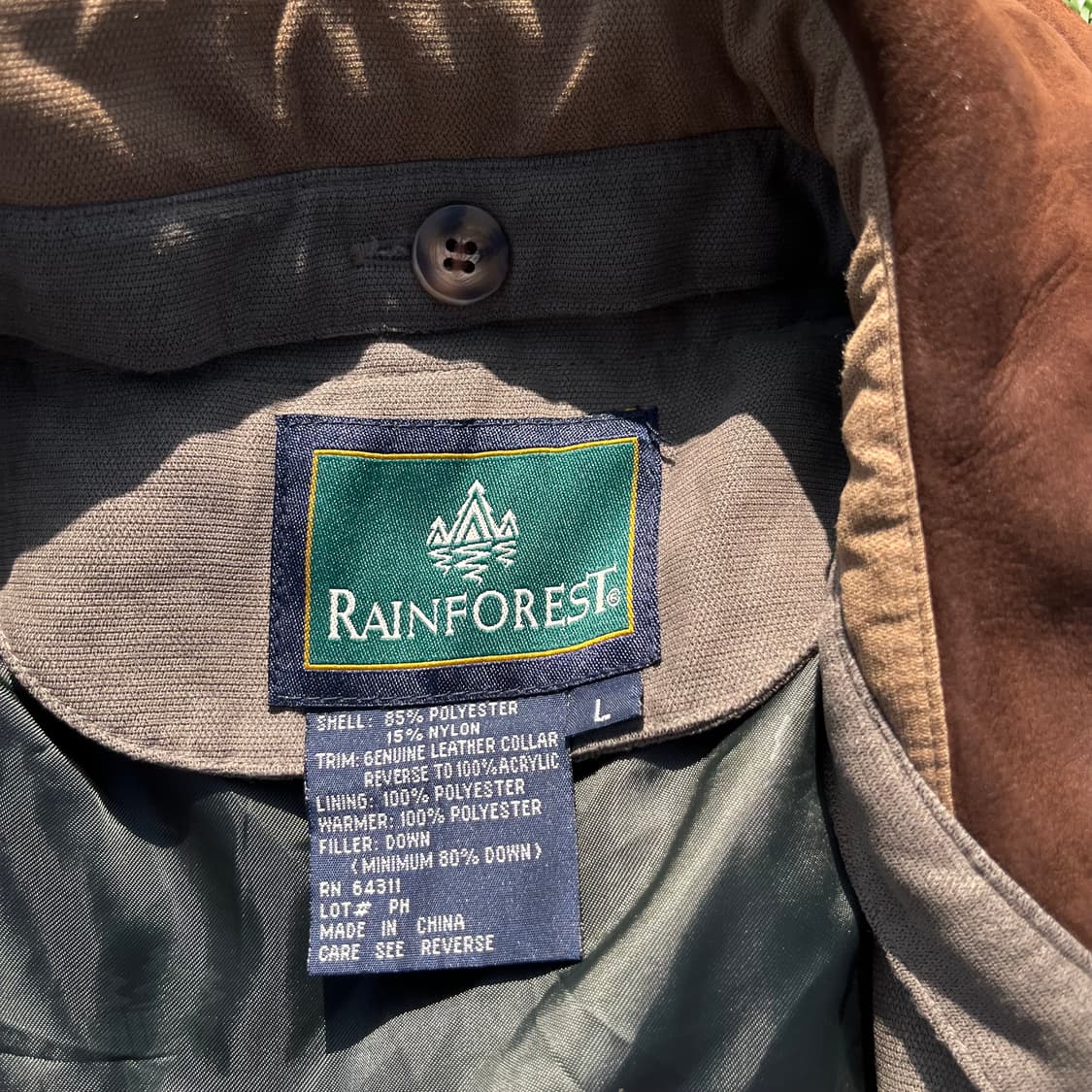 90s레인포레스트(RAINFOREST)구스 부시재킷(실측확인) 상품이미지3