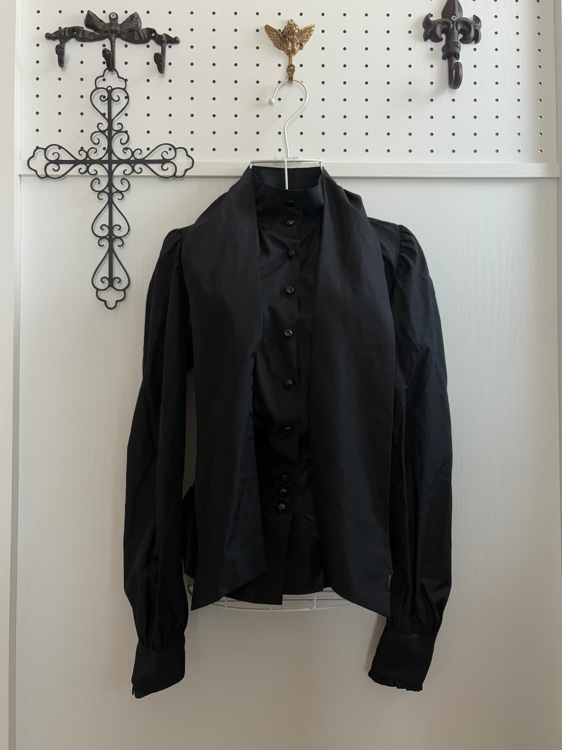 • black tie ribbon shirt 상품이미지3
