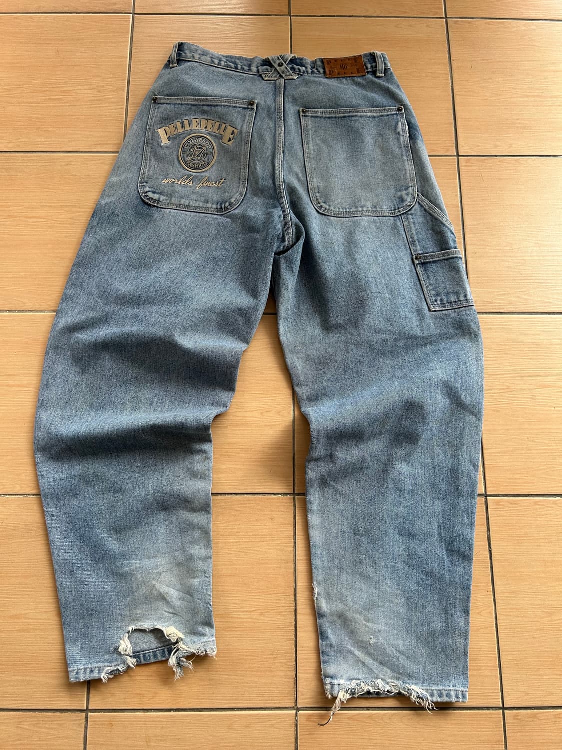 90‘s 펠레펠레 배기 카펜터팬츠  상품이미지4