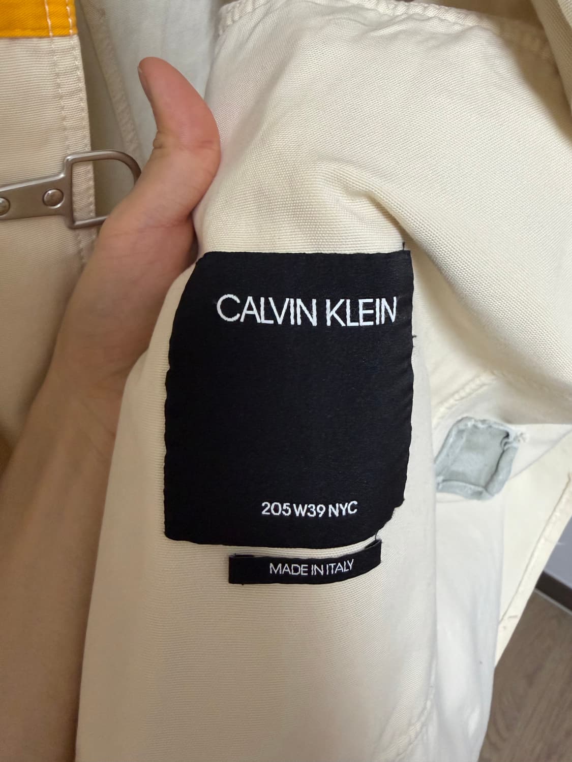 [S] 라프시몬스 켈빈클라인 205W39NYC 파이어맨 코트 상품이미지2