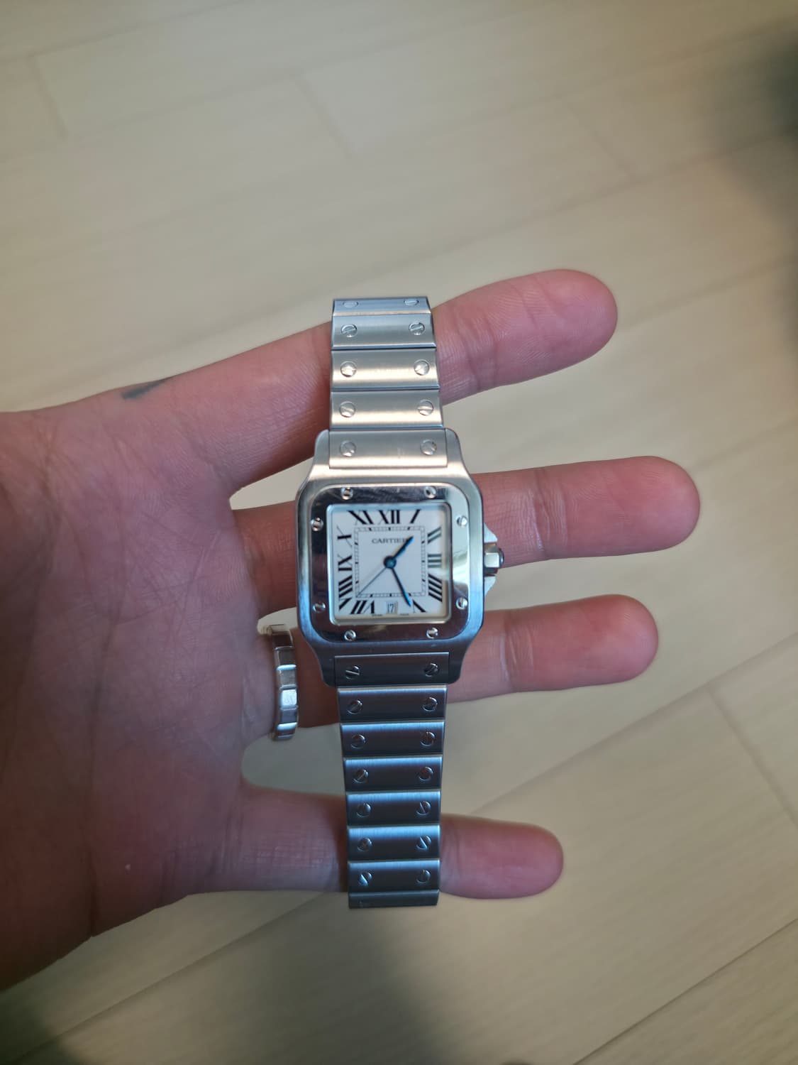 까르띠에 산토스 갈베 lm 쿼츠 풀박스 상품이미지7