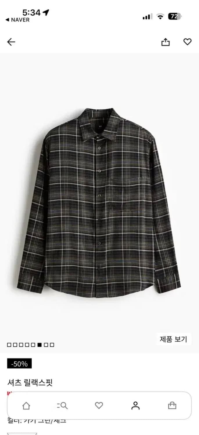 H&M 체크셔츠 상품이미지1