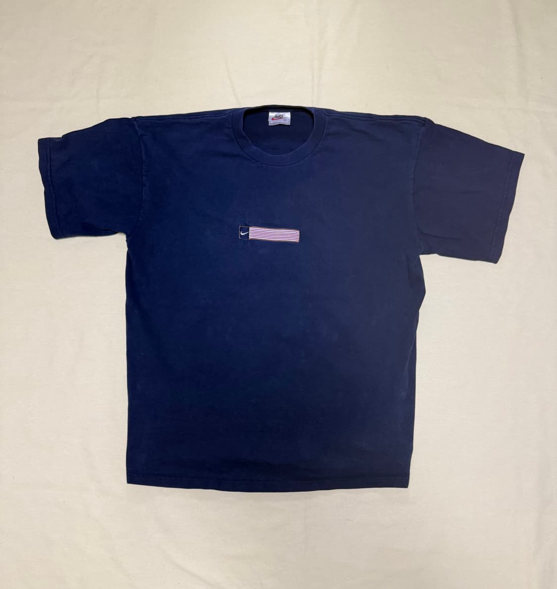 나이키 usa 플래그 센터 로고 티셔츠 90s usa 상품이미지1