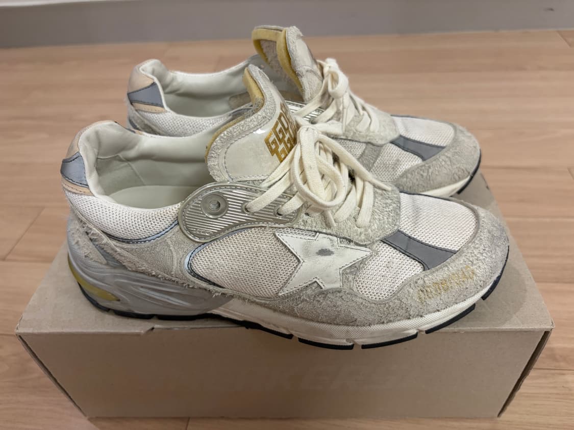 골든구스 대드스타 화이트실버 사이즈41 상품이미지1