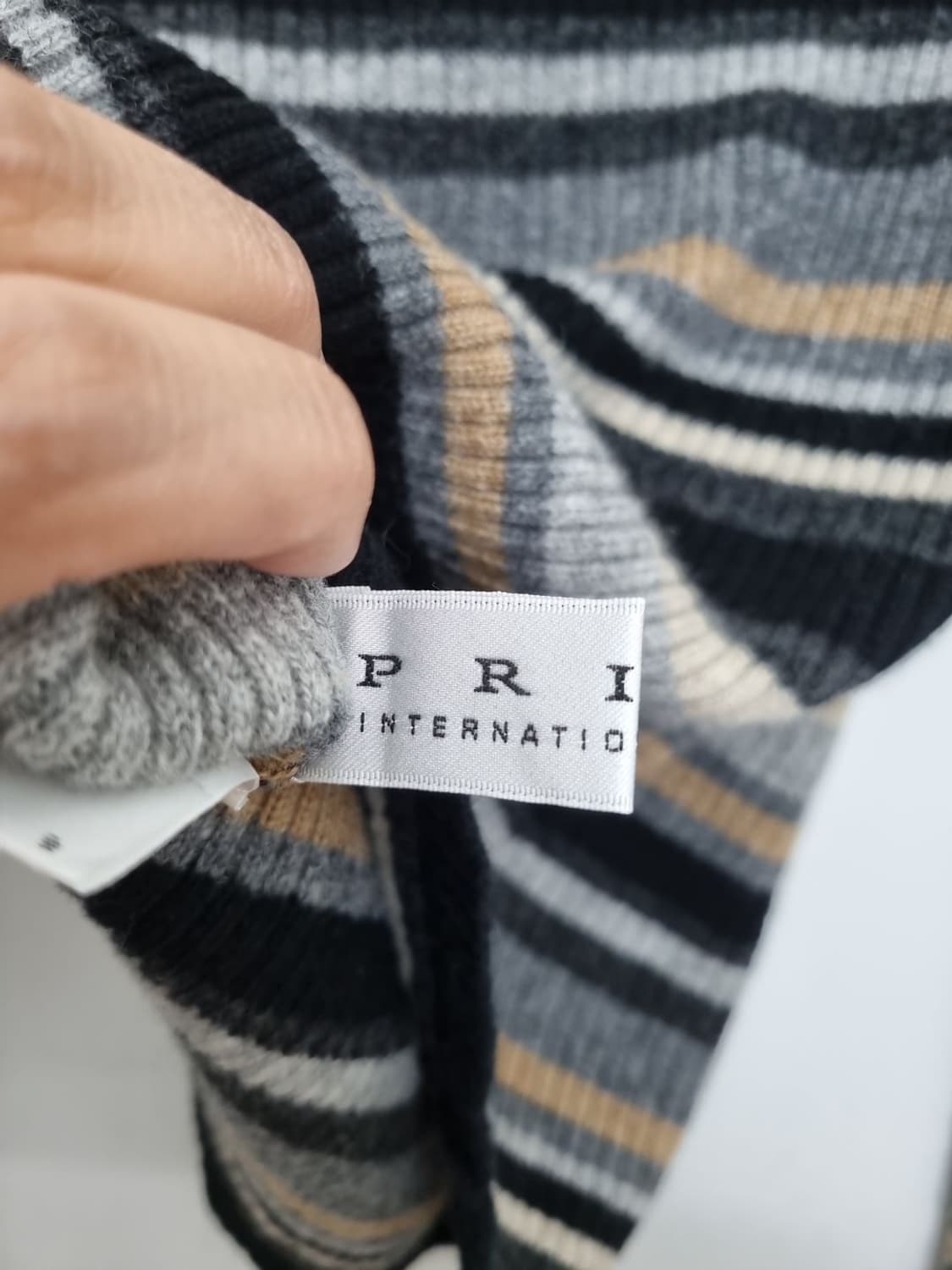 프라이드 빈티지 스트라이프 울 반목 니트 상품이미지5