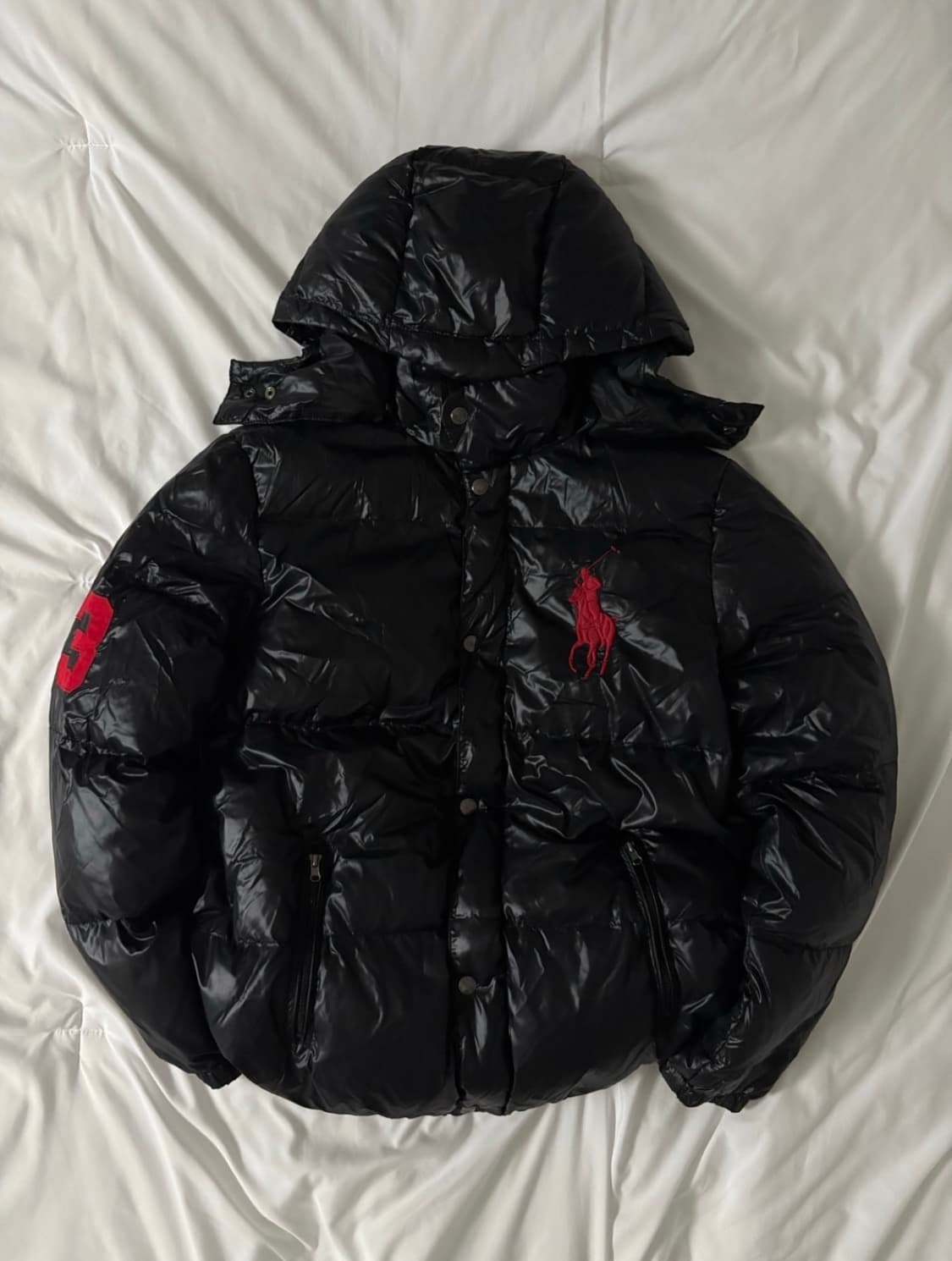 폴로 유광 패딩 상품이미지1
