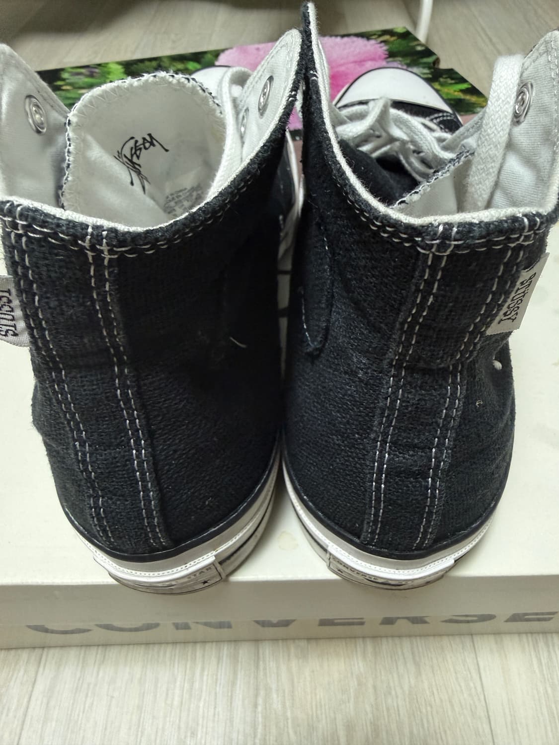 컨버스 x 스투시 척 70 하이 블랙 상품이미지7