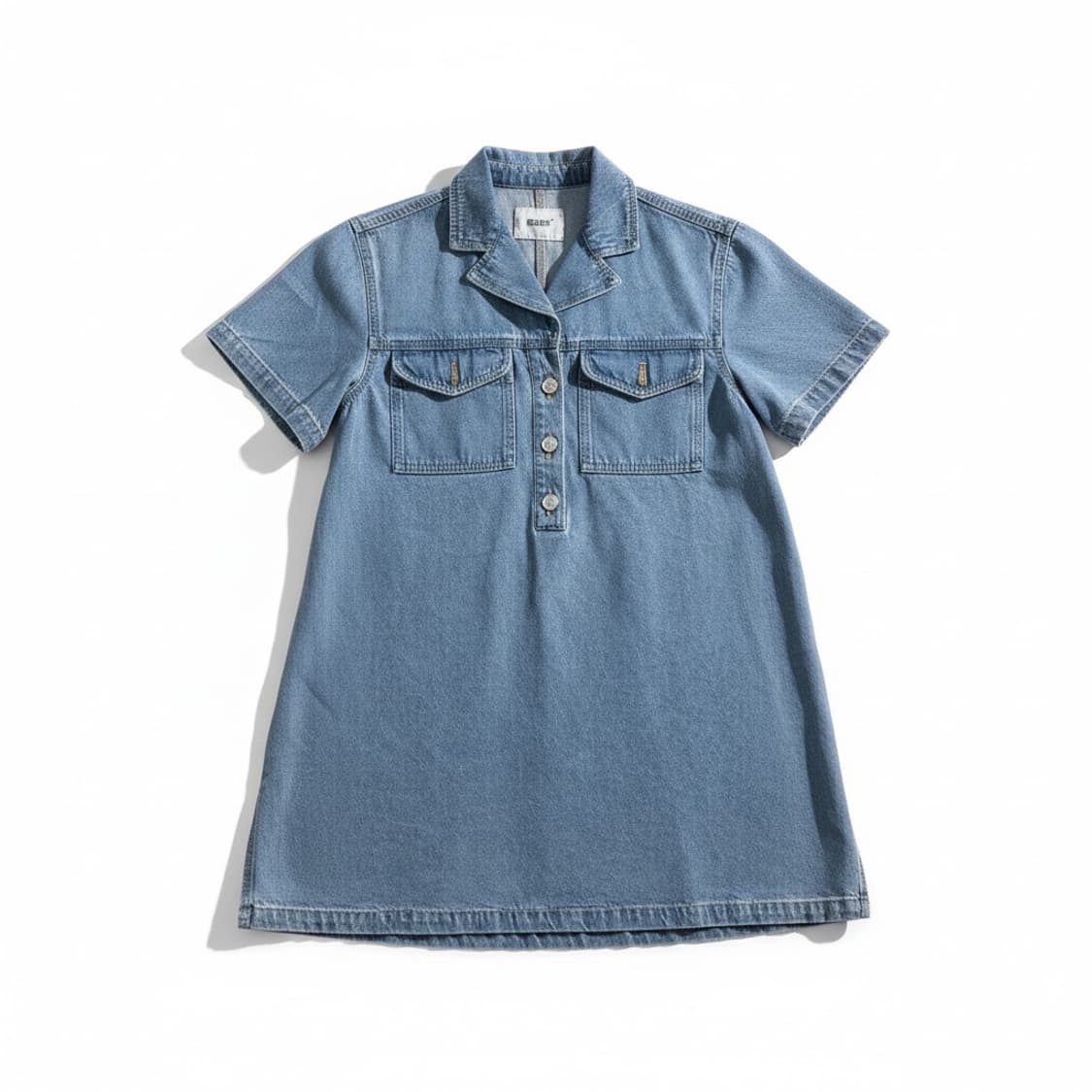 에르에르 데님 반팔 원피스 2XS 상품이미지1