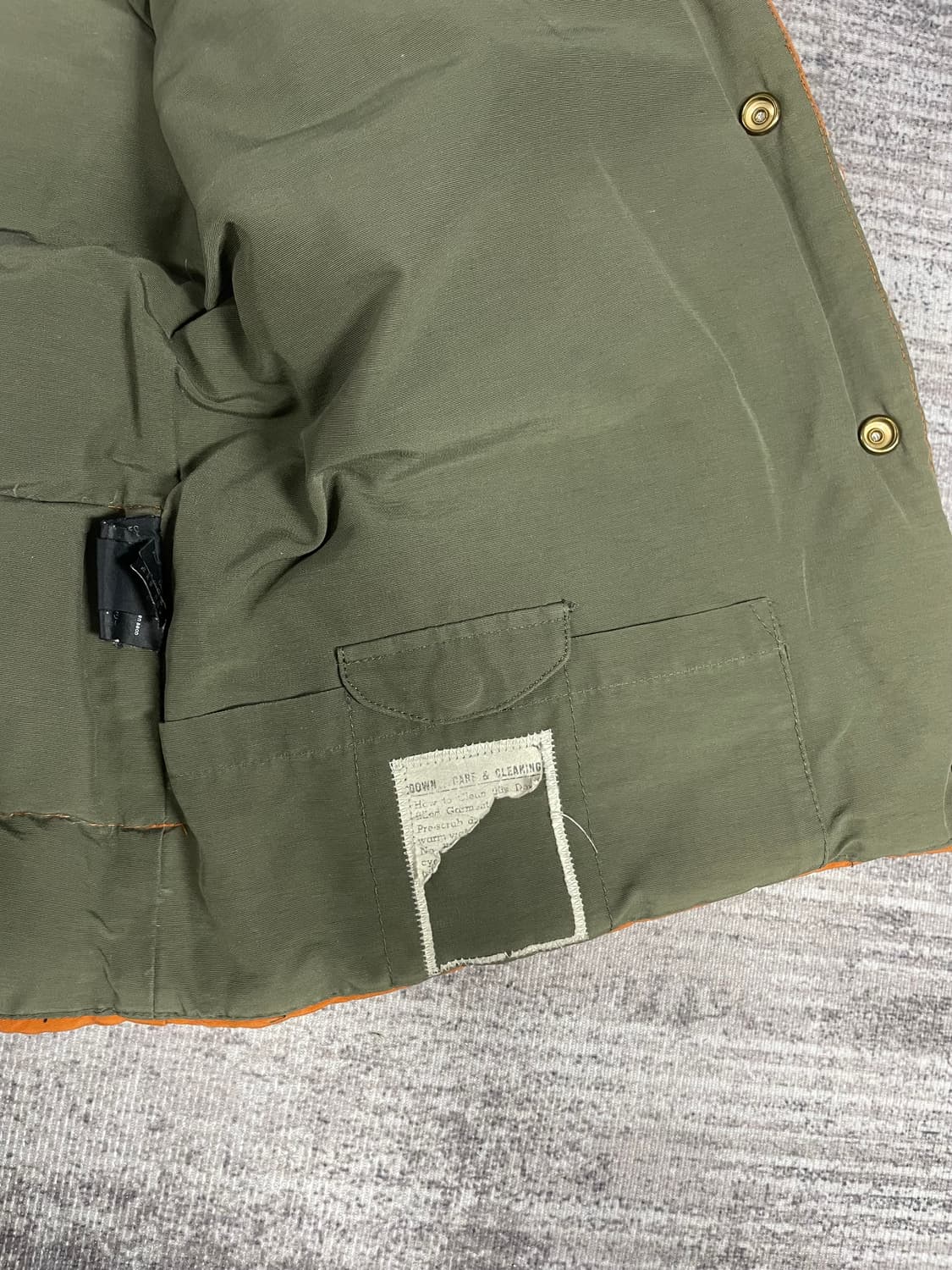 90s 스카치 소다 리얼스웨이드 배색 베스트 상품이미지8