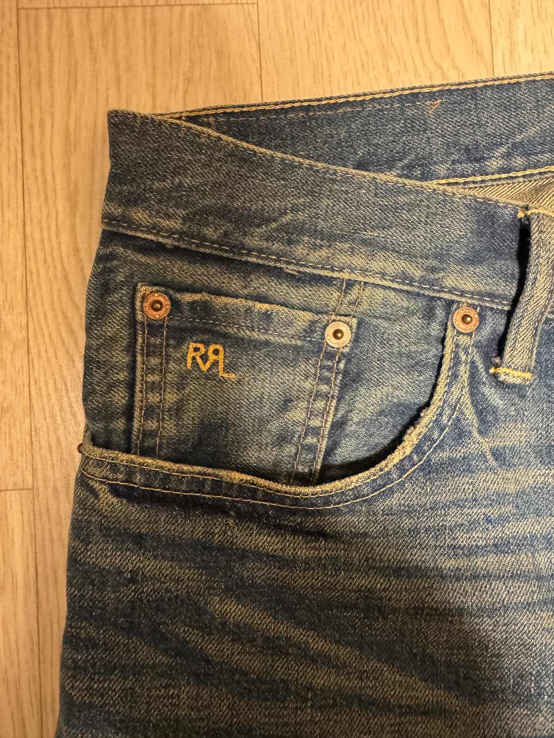 Rrl 유니온 스탠다드 슬림핏 데님 상품이미지4